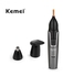 Kemei KM-312 -3-in-1 Rechargeable Nose Eyebrow Ear Sideburns Hair Trimmer