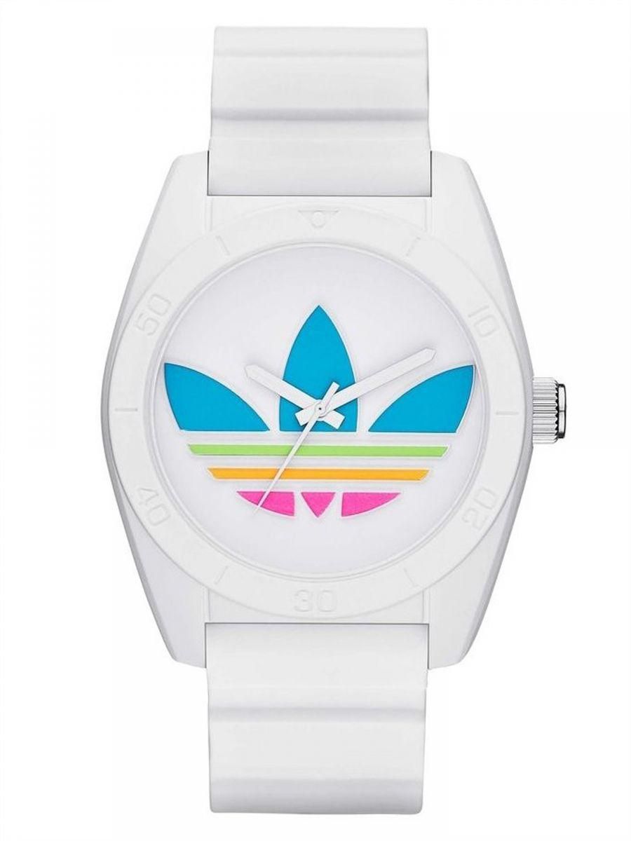 Adidas Santiago For Unisex White Dial Silicone Band Watch - ADH2916