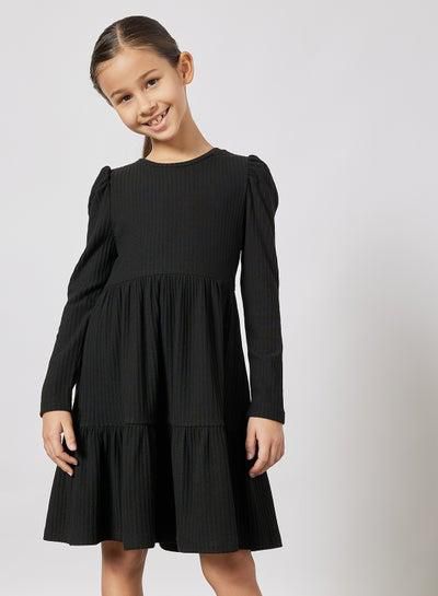 Kids/Teen Puff Dress Black