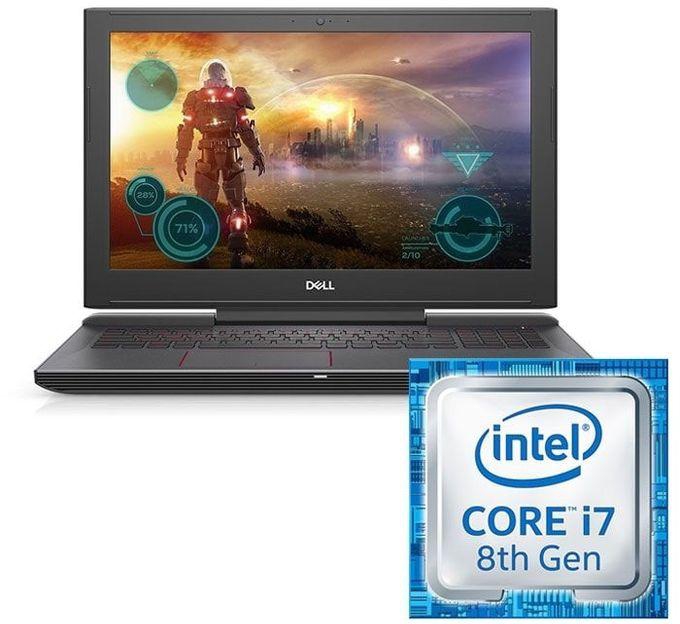 Dell G5-5587 Laptop - Intel® Core™ I7-8750H - 16 GB -1 TB + 256 SSD - Black