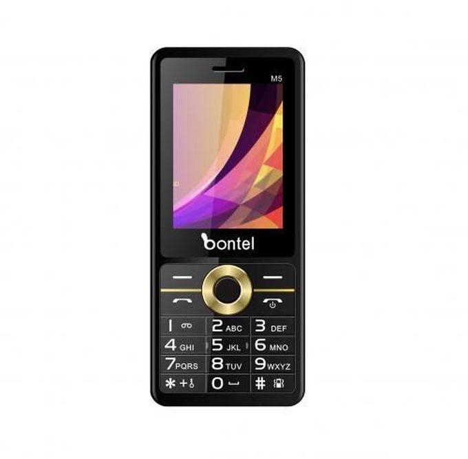 Bontel M5-2.4inch Screen ,Big Battery Phone-Black