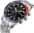 Curren Casual Watch For Men Analog-Digital Stainless Steel - 8028