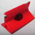 LEATHER 360 DEGREE ROTATING CASE COVER STAND FOR APPLE iPAD AIR 5 RED