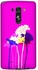 Stylizedd LG G3 Premium Slim Snap case cover Matte Finish - Bleeding Flowers  - Pink