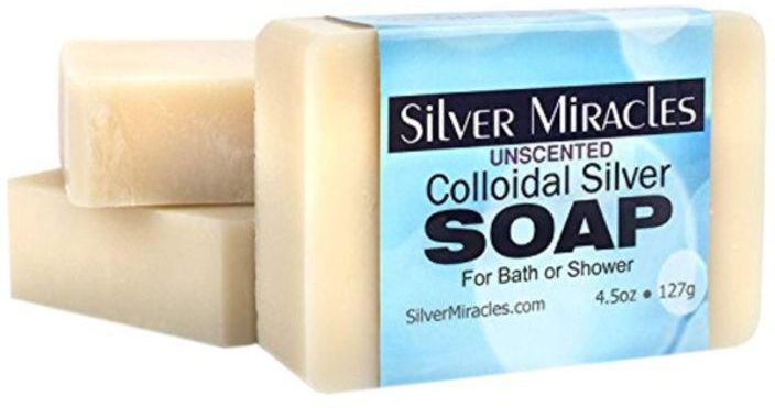 3-Piece Colloidal Silver Soap 4.5 ounce