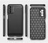 Samsung Galaxy M52 5G Cover , Carbon Fiber Pattern Case, Anti-Slip Case, Slim Shock Absorption Cover - Black
