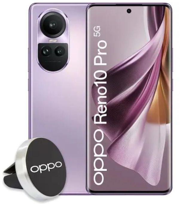 Oppo Reno 10 Pro 5G, 6.7'', 12GB + 256GB, 50MP, (Dual Sim) 4600mAh - Glossy Purple