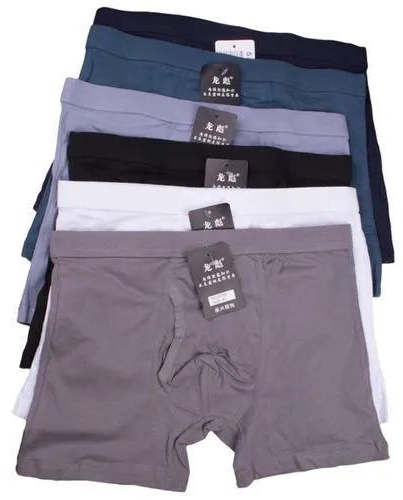 Fashion 6-Pack Men's Cotton Underwear Boxers - Multicolor LARGE SIZE