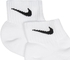 Nike NKSX4703-101 3 Pack Sport Socks for Men, White