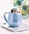 Tip of the Day Mug - Coffee Mug - Tea Mug - Porcelain Mug - Baby Blue - Coffee