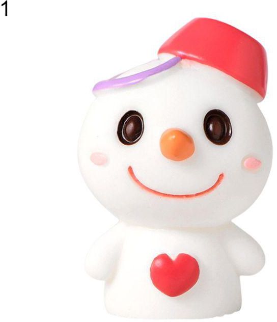 Generic Christmas Figurine Eco-friendly Cartoon Design Exquisite-