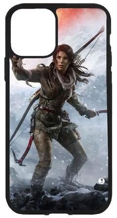 غطاء حماية واقٍ لهاتف أبل آيفون 13 برو ماكس Gaming Lara Croft From Rise Of The Tomb Raider Game By Crystal Dynamics