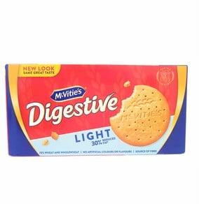 Mcvities Digestive Light Biscuits 250g