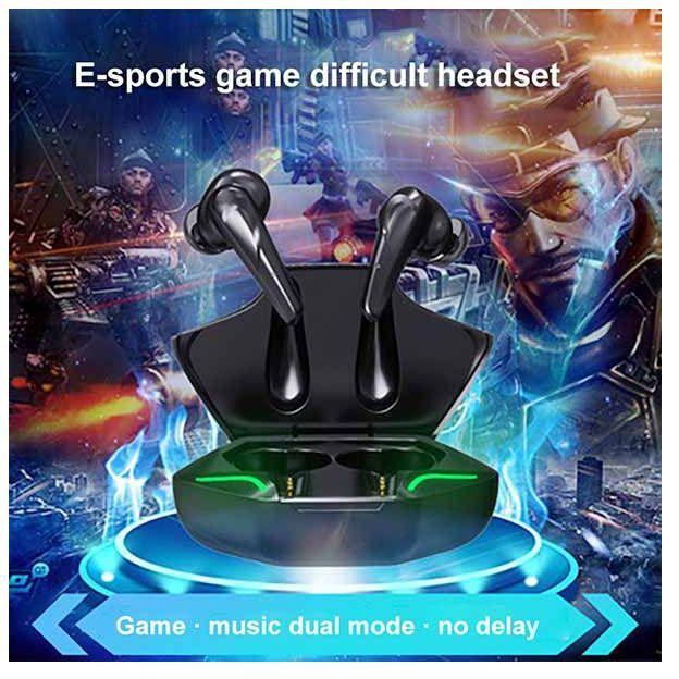 Gaming Earphones Game/Music Dual Mode HIFI Sound 0 Delay Headset