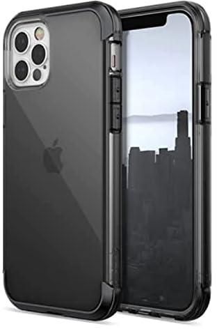 Raptic Air Case Compatible with iPhone 13 Pro Case, Scratch Resistant, Aluminum Metal Bumper, Wireless Charging, 13ft Drop Protection, Fits iPhone 13 Pro, Smoke
