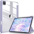 For IPad Pro 11 Inch (2022/2021/2020/2018, 4th/3rd/2nd/1st Generation) - Ultra Slim Shockproof Clear Cover W/Pencil Holder, Auto Wake/Sleep, Lavnder
