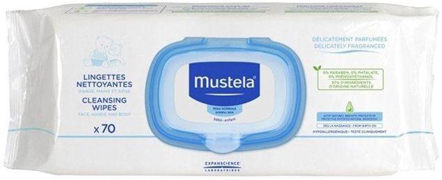 Mustela Cleansing Wipes Box 60 Units