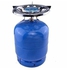 5kg Camping Gass Cylinder With Burner - Blue