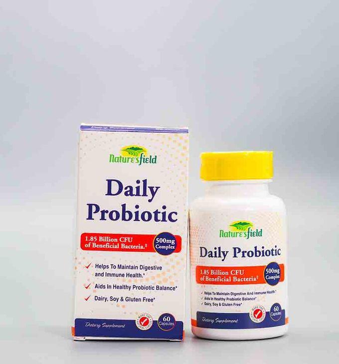 Nature'S Field Daily Probiotics 1.85billion CFU 500mg - 60 Capsules