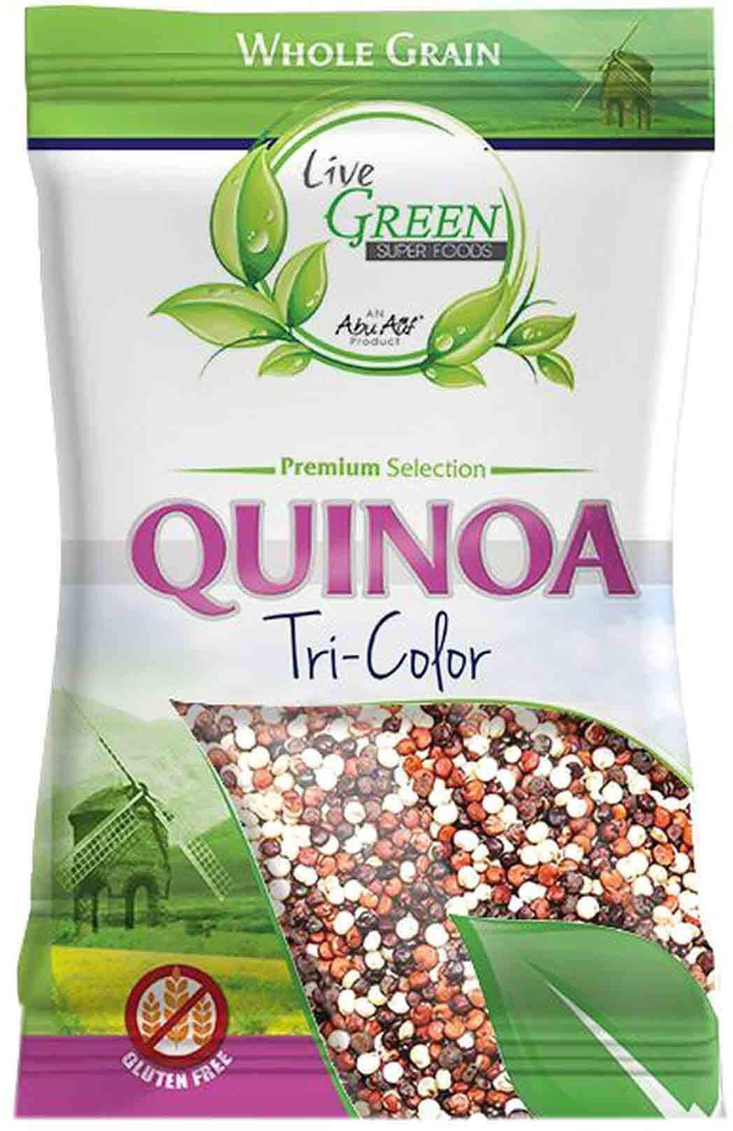 Live Green Tri-Colour Quinoa - 400 Gram