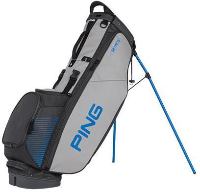 PING 4 SERIES STAND BAG - CHARCOAL/LIGHT GREY/BIRDIE BLUE