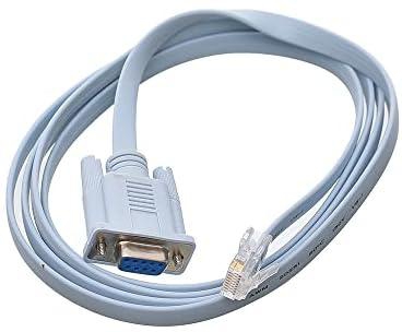Cable Rj45 Male To Serial (9Pin) Female Consol Flat 1.8M - Blue