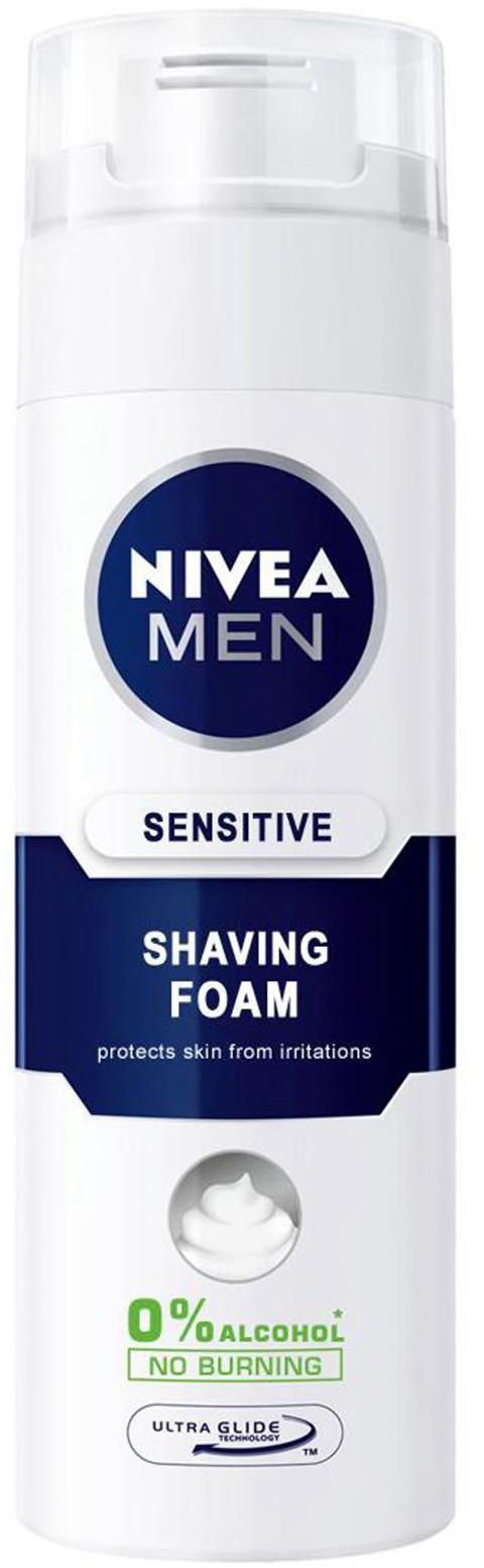 Nivea sensitive shaving foam from men 200 ml
