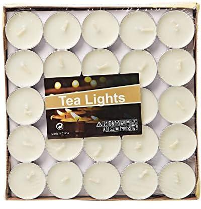 Tea Light Candle 100 pieces - White