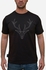 Printed GOT: Baratheon Deer Front T-Shirt - Black