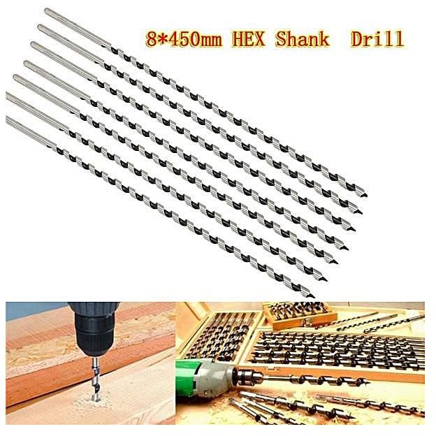 8mm AUGER DRILL BIT FOR WOOD 450mm EXTRA LONG 571491