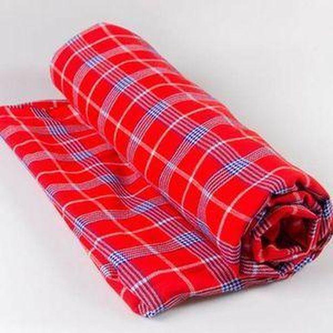 5 By 6 Maasai Shuka Throw Fleece Blanket