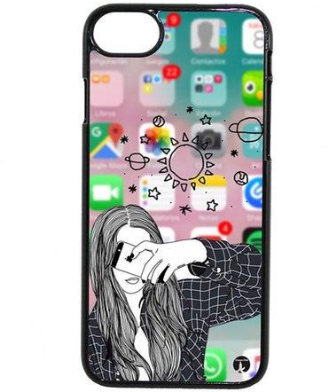 Protective Case Cover For Apple iPhone 8 Multicolour