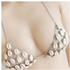 Neworldline Shell Retro Fashion Silver Bra Body Necklace Chain Bikini Chain SL