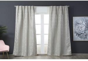 Salma Dimout Curtain Pair Light Brown 135x240cm