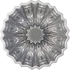 Yuniverse Cut Crystal 10-Cup Bundt Pan, Original Cast Aluminium Bundt Tin, Bundt Cake Tin with Crystal Design, Cake Mould