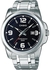 Casio His & Hers Black Dial Stainless Steel Band Couple Watch - MTP/LTP-1314D-1A
