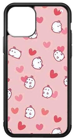 Protective Case Cover For Apple iPhone 11 Pink/White