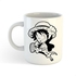 Luffy Ceramic Mug - Black/White