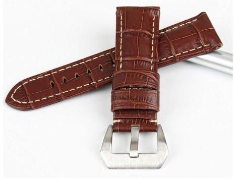 20mm Dark Brown Genuine Leather Strap For Amazfit GTS / 2 / 2e / GTS2 Mini / GTR 42mm / Amazfit Bip