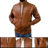 Camel Color Natural Leather Jacket