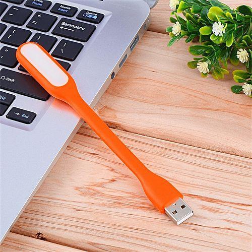 Generic Flexible USB Mini LED Light Lamp - Orange