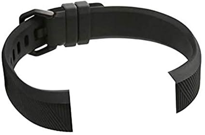 For Fitbit Alta HR - Small Size Soft Silicone Wrist Band Strap - Black