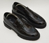 Comfort Shiny Black Leather Casual Shoes