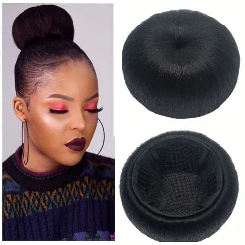 Fashion Donut Hair Bun Extension Colour Black