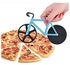 Stainless Steel Bike Pizza Cutter Black/Blue