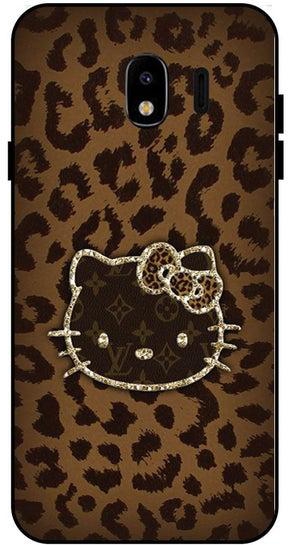 Protective Case Cover For Samsung Galaxy J4 2018 Smart Series Printed Protective Case Cover for Samsung J4 2018 Kitty Face