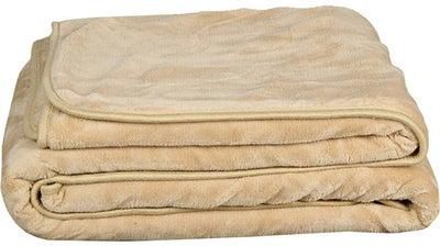 بطانية شتوية للسرير 2.6 كجم cotton بيج 165x220سم