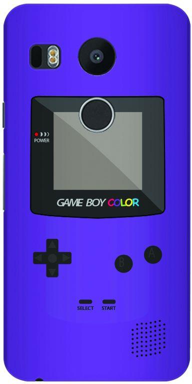 Stylizedd Google Nexus 5X Slim Snap Case Cover Matte Finish - Gameboy Color - Purple