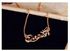 Queen Letter Bracelet Necklace-Gold
