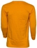 Golden Yellow Cotton Long Sleeve T Shirt